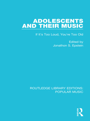 cover image of Adolescents and their Music